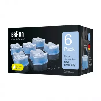 Čistiaca kazeta Braun CCR6 modrá 6 ks