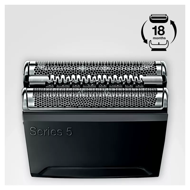 Braun Series 5 52S náhradná kazeta strihacej hlavy elektrického holiča – strieborná