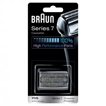 Braun Series 7 70S náhradná kazeta strihacej hlavy elektrického holiča – strieborná