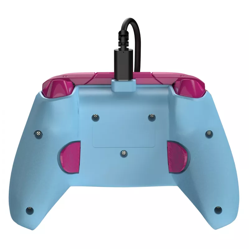 PDP REMATCH GLOW Advanced drôtový ovládač Android Dreams, svieti v tme, pre Xbox Series X|S, Xbox One, PC, USB-C, kábel 2,43 m, viacfarebný
