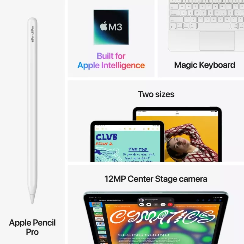 APPLE iPad Air (2025) - M3 - 11in - 7. generácia - Wi-Fi - 256GB - fialová