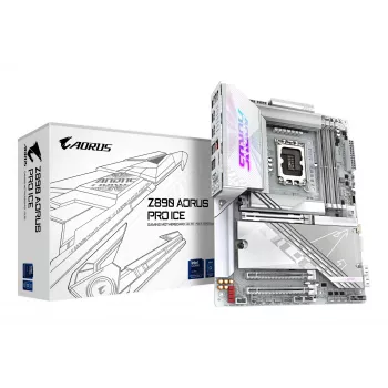 Základná doska GIGABYTE Z890 AORUS PRO ICE — Intel Z890, LGA 1851, ATX, DDR5, 4x DIMM, 4x M.2, 2.5Gb LAN, Wi‑Fi