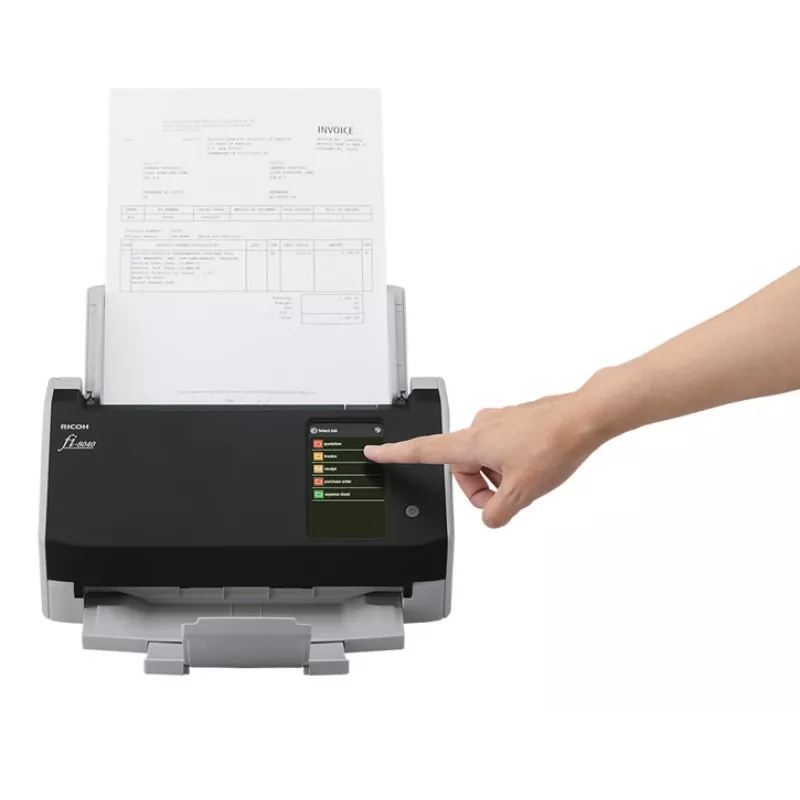 Ricoh fi-8040 ADF + manuálny podávač skener 600 x 600 DPI A4 čierna, sivá