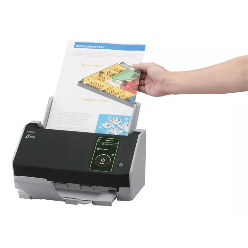 Ricoh fi-8040 ADF + manuálny podávač skener 600 x 600 DPI A4 čierna, sivá