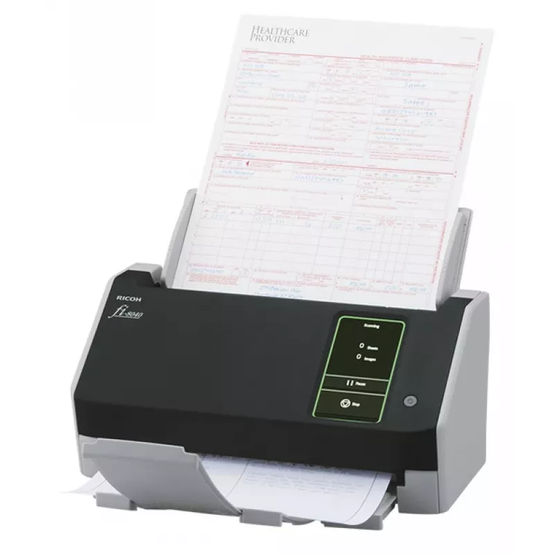 Ricoh fi-8040 ADF + manuálny podávač skener 600 x 600 DPI A4 čierna, sivá