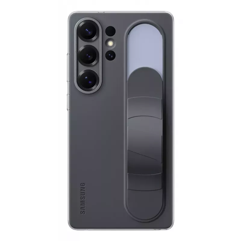 Samsung EF-GS938CBEGWW Standing Grip puzdro pre Galaxy S25 Ultra, silikónové, čierne