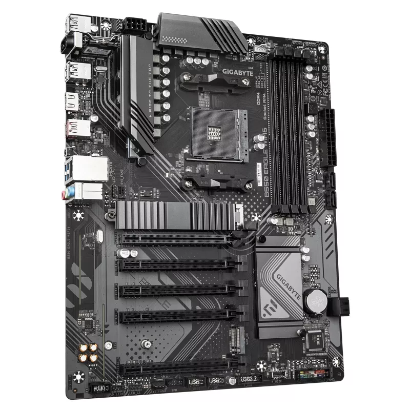 Základná doska GIGABYTE B550 EAGLE WIFI6 ATX, AMD B550, Socket AM4, DDR4, 4x DIMM, 2x M.2, Wi‑Fi 6, Bluetooth 5.3