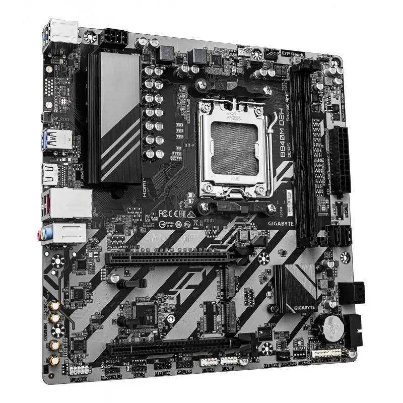 Základná doska GIGABYTE B840M D2H, AMD Ryzen 9000, Socket AM5, Micro ATX