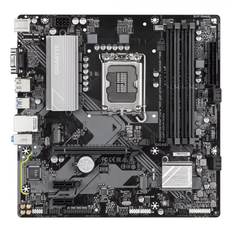 Základná doska GIGABYTE B760M D3HP DDR4, Intel LGA 1700, Micro ATX