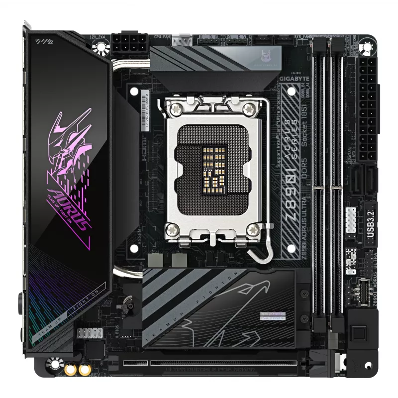 Základná doska GIGABYTE Z890I AORUS ULTRA, Intel čipset, LGA 1851, Mini ITX