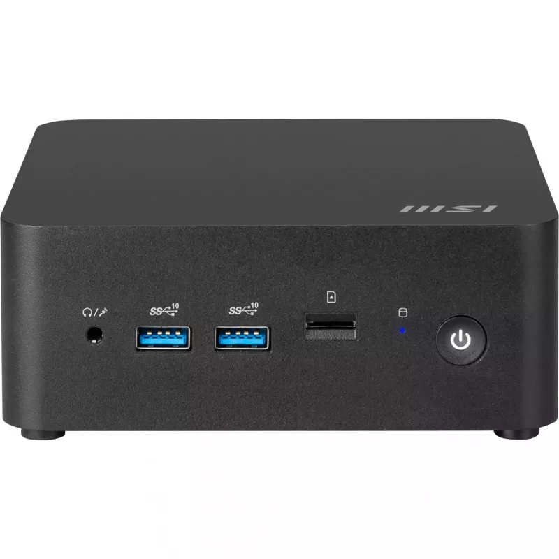 MSI Cubi NUC 1MG-024XDE Intel Core 3 100U 8 GB DDR5-SDRAM 256 GB SSD Mini PC čierny