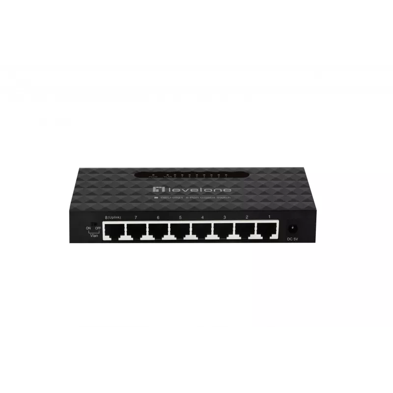 LevelOne GEU-0821 sieťový switch Managed Gigabit Ethernet (10/100/1000)