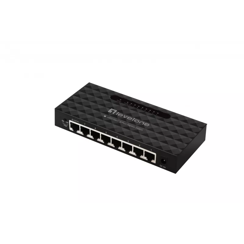 LevelOne GEU-0821 sieťový switch Managed Gigabit Ethernet (10/100/1000)