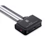 LevelOne 2-portový USB HDMI kábel KVM switch, 1920 x 1200 pixelov, čierny, sivý