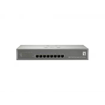 LevelOne 8-portový gigabitový PoE switch, 802.3at/af PoE, 240W