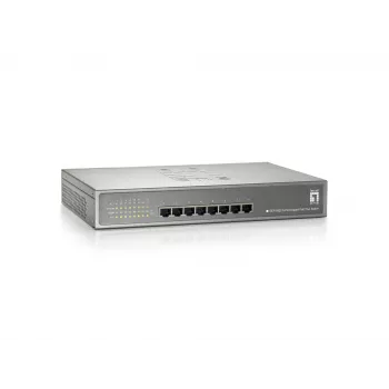 LevelOne 8-portový gigabitový PoE switch, 802.3at/af PoE, 240W