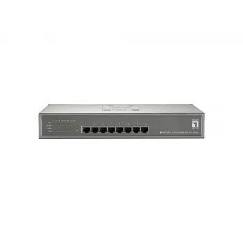 LevelOne 8-portový gigabitový PoE switch, 802.3at/af PoE, 123,2 W