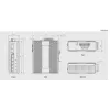 LevelOne 6-port Gigabit priemyselný switch, 1 x SFP, 1 x SFP/RJ45 Combo, -40 °C až 75 °C, DIN lišta