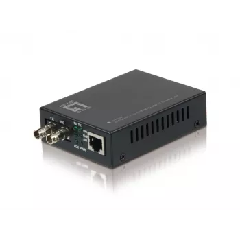 LevelOne RJ45 na ST Fast Ethernet mediálny konvertor, multimódové vlákno, 2 km
