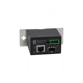 LevelOne RJ45 na SFP Fast Ethernet priemyselný mediálny konvertor, -40 °C až 75 °C