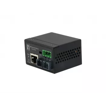 LevelOne IEC-4002 priemyselný konvertor médií RJ45 na ST, Fast Ethernet 100 Mb/s, multimódové optické vlákno, 1310 nm, 2 km
