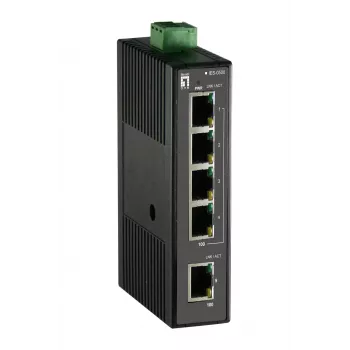 Nespravovaný switch LevelOne 5-port Fast Ethernet priemyselný switch