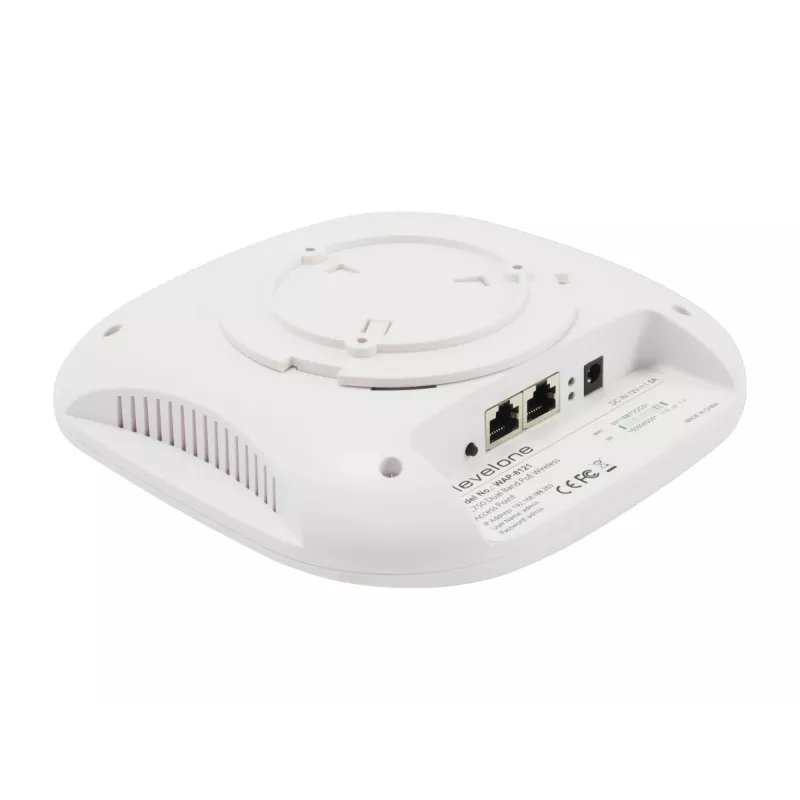 LevelOne AC750 Dual Band PoE bezdrôtový access point, stropná montáž, správa cez controller