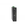 LevelOne 8-portový Fast Ethernet priemyselný PoE switch, 4 PoE výstupy, 802.3at/af PoE, 126W, -40°C až 75°C