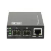 LevelOne RJ45 na SFP Gigabit mediálny konvertor switch, 2 x SFP, 1 x RJ45