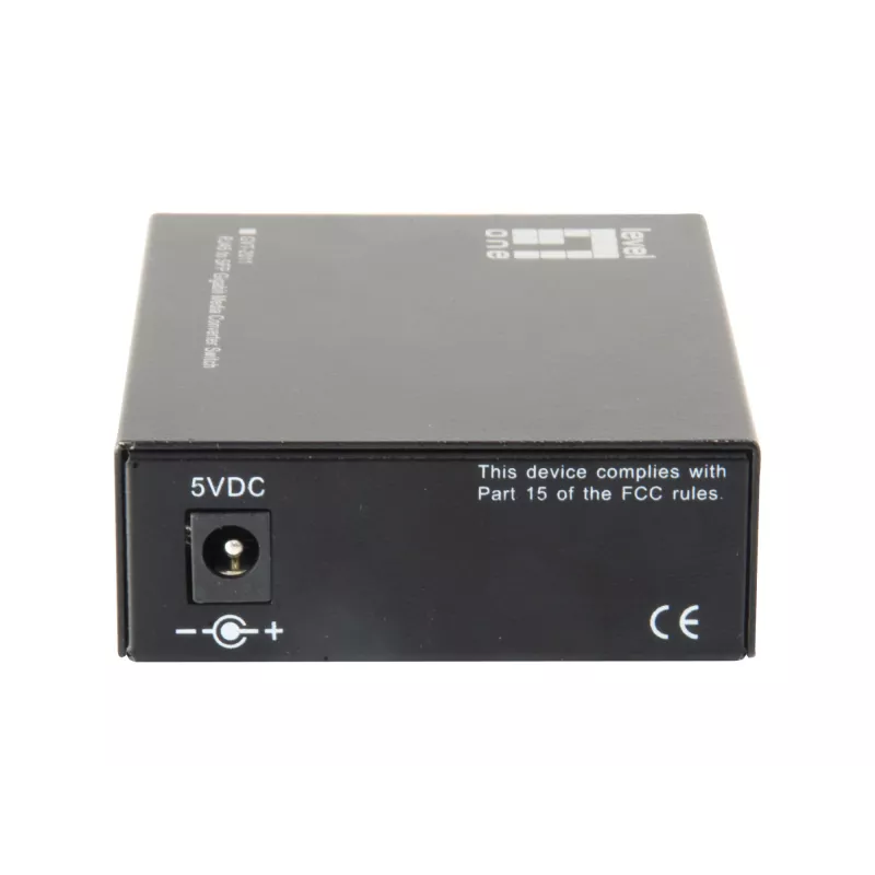 LevelOne RJ45 na SFP Gigabit mediálny konvertor switch, 2 x SFP, 1 x RJ45