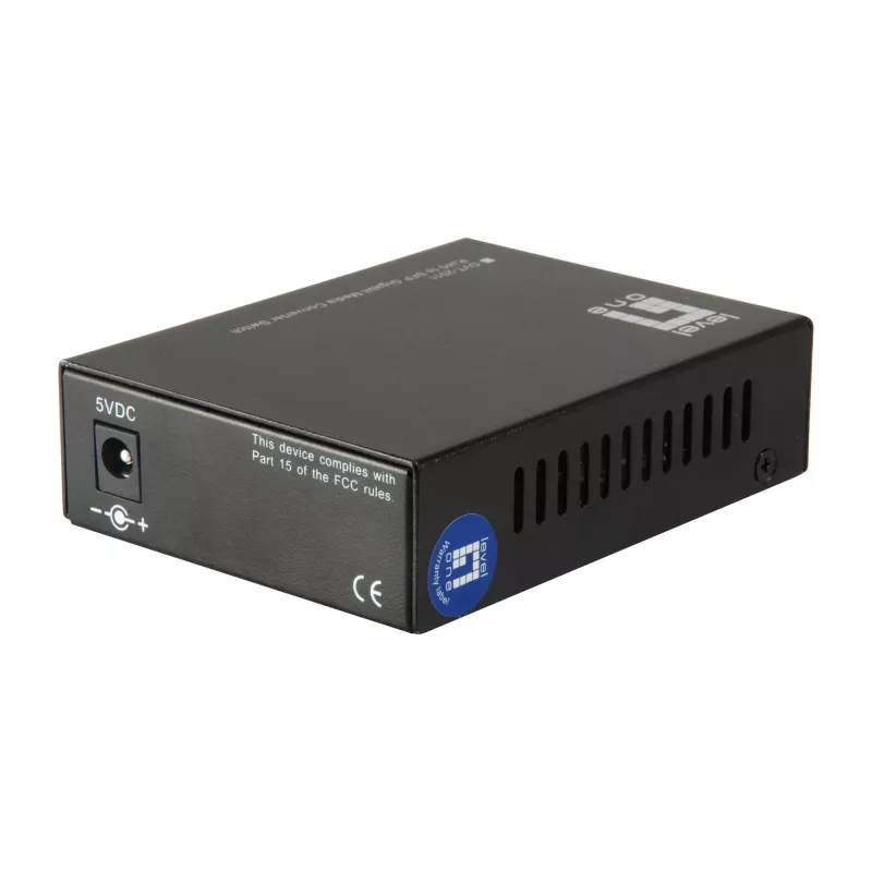 LevelOne RJ45 na SFP Gigabit mediálny konvertor switch, 2 x SFP, 1 x RJ45