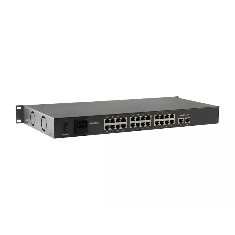 Nespravovaný switch LevelOne FGP-2601W150 26-portový Fast Ethernet PoE