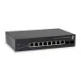 LevelOne 10-portový Web Smart Gigabit PoE switch, 8 PoE výstupov, 2 x Gigabit SFP, 70W