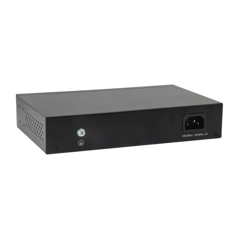 LevelOne 10-portový Web Smart Gigabit PoE switch, 8 PoE výstupov, 2 x Gigabit SFP, 70W