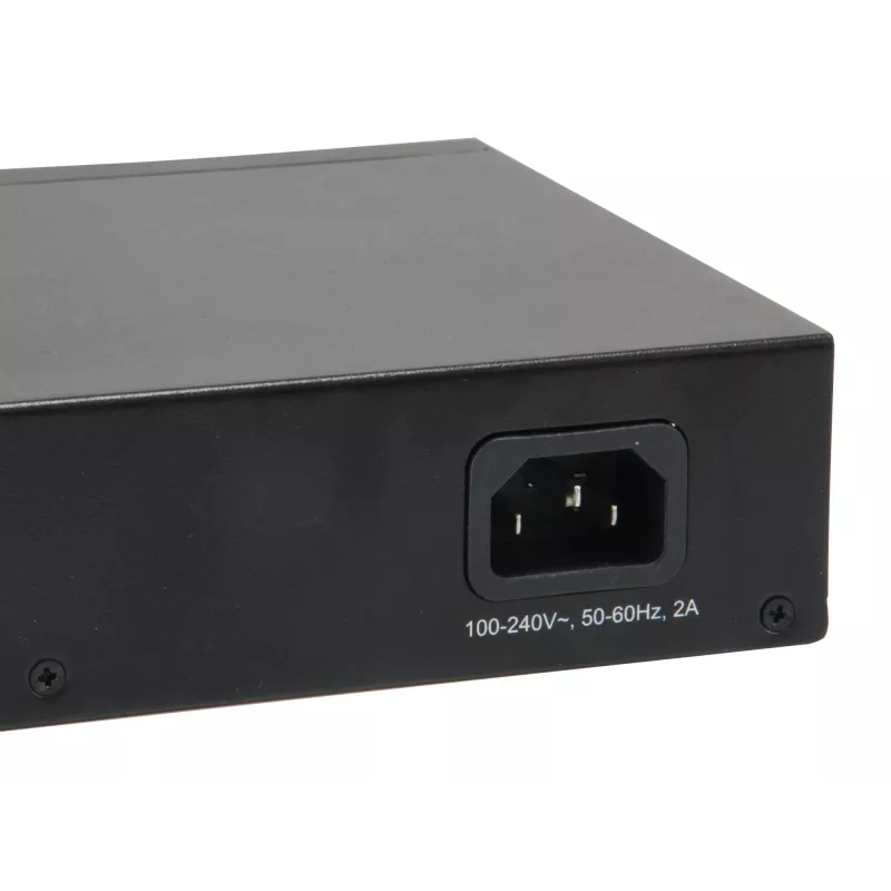 LevelOne 10-portový Web Smart Gigabit PoE switch, 8 PoE výstupov, 2 x Gigabit SFP, 70W