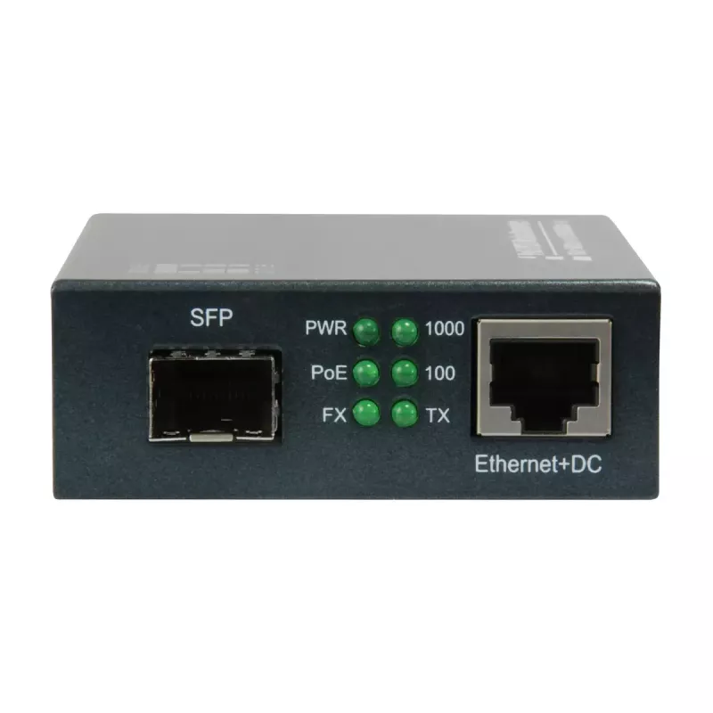 LevelOne RJ45 na SFP Gigabit mediálny konvertor, PoE PSE