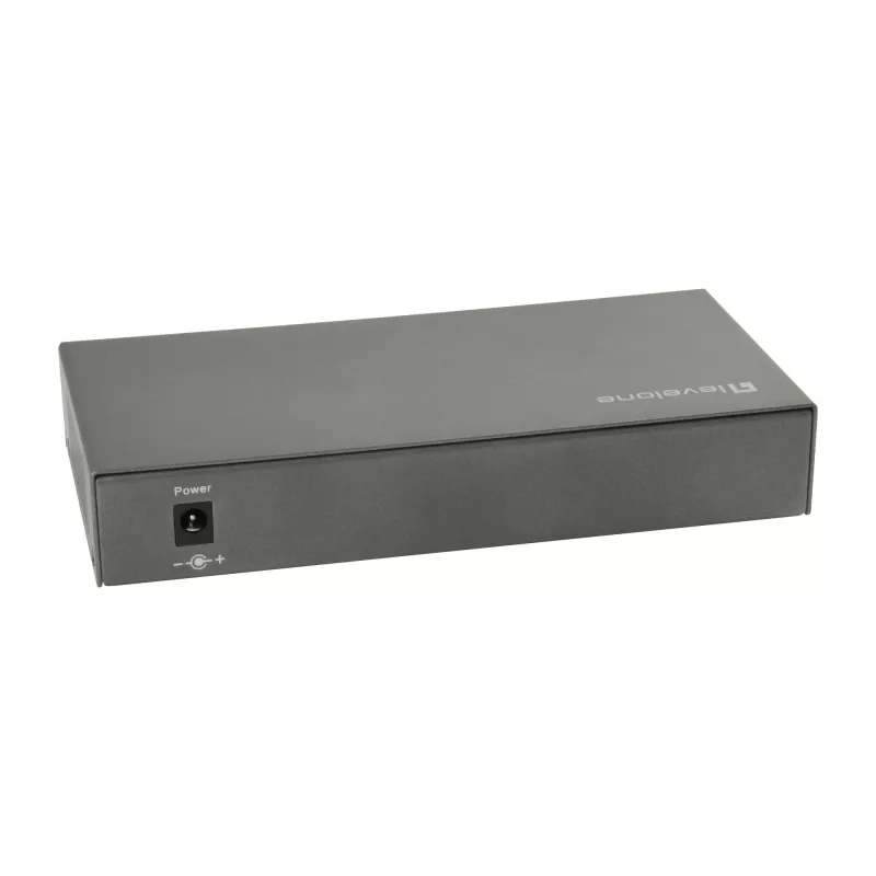 LevelOne 8-portový Gigabit PoE switch, 802.3at/af PoE, 120W