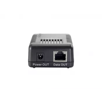 LevelOne Fast Ethernet PoE splitter, 802.3af PoE, 5-12V DC výstup