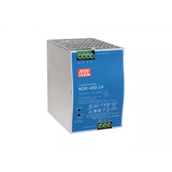 LevelOne 24V DC priemyselný napájací zdroj POW-2462 480W lišta -20 až +70 °C