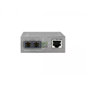 LevelOne RJ45 na SC spravovaný Fast Ethernet mediálny konvertor, jednomódové vlákno, 20 km