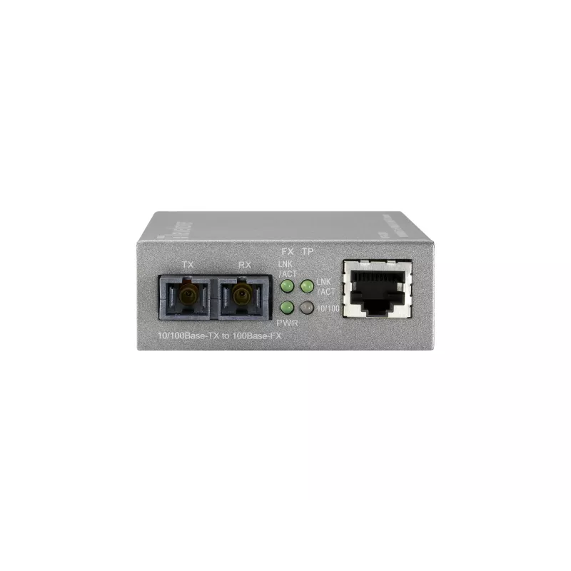 LevelOne RJ45 na SC spravovaný Fast Ethernet mediálny konvertor, jednomódové vlákno, 20 km