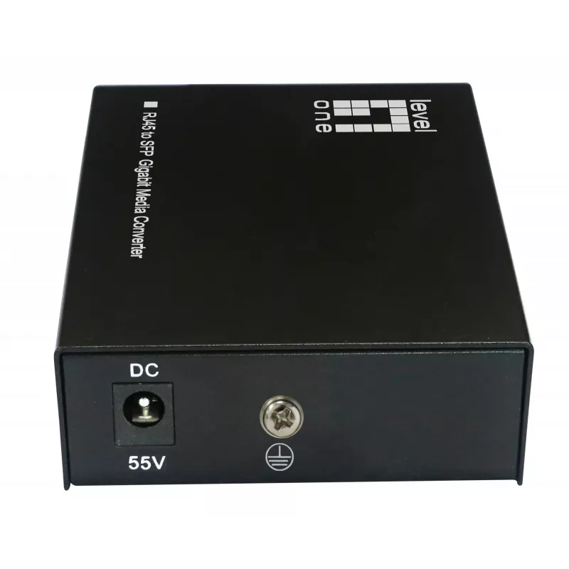 LevelOne RJ45 na SFP Gigabit mediálny konvertor, 802.3bt 60W PoE PSE
