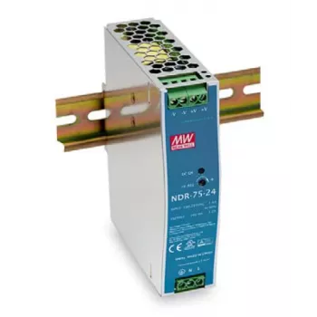 LevelOne 24V DC priemyselný napájací zdroj, 75W, montáž na DIN lištu, -20 ~ +70 ℃