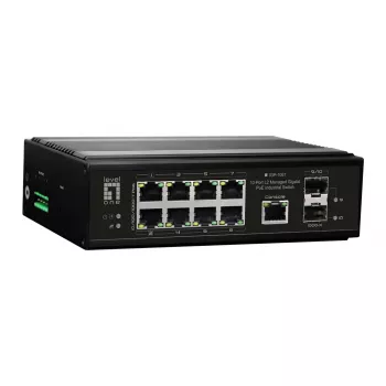 LevelOne IGP-1061 sieťový switch spravovaný L2 Gigabit Ethernet (10/100/1000) Power over Ethernet (PoE) čierna