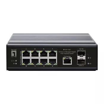 LevelOne IGP-1061 sieťový switch spravovaný L2 Gigabit Ethernet (10/100/1000) Power over Ethernet (PoE) čierna