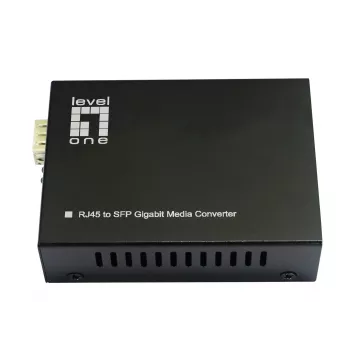 LevelOne RJ45 na SFP Gigabit mediálny konvertor, 802.3bt 90W PoE PSE