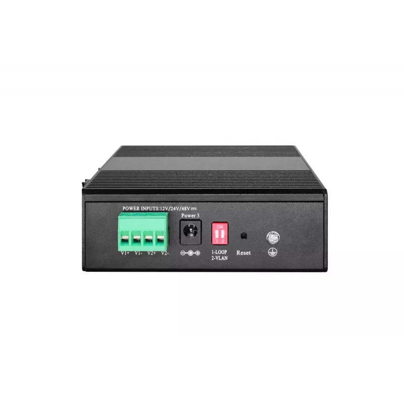 Spravovaný switch LevelOne Hilbert 8-portový priemyselný Gigabit PoE Smart Lite switch