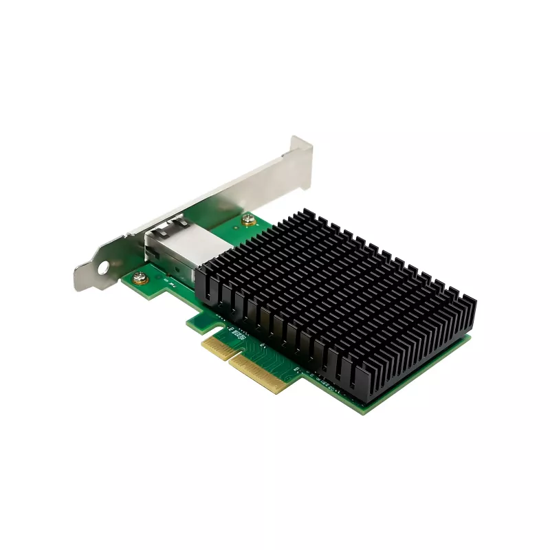 LevelOne 10-Gigabit PCIe x4 sieťová karta, 1 x RJ45, interná, káblová, PCI Express, Ethernet, 10000 Mbit/s, zelená