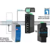 Spravovaný switch LevelOne Hilbert 6-portový priemyselný Gigabit Smart Lite switch