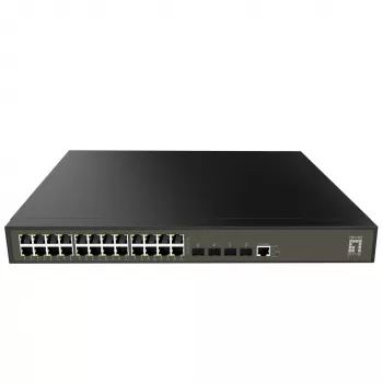 LevelOne GEL-2871 sieťový switch spravovaný L2+ Gigabit Ethernet (10/100/1000) 1U čierna
